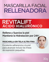 Mascarilla en tela hidratación intensa con ácido hialurónico puro#color_sin-color