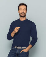 Paquete x2 camiseta manga corta y camiseta manga larga#color_968-marfil-azul