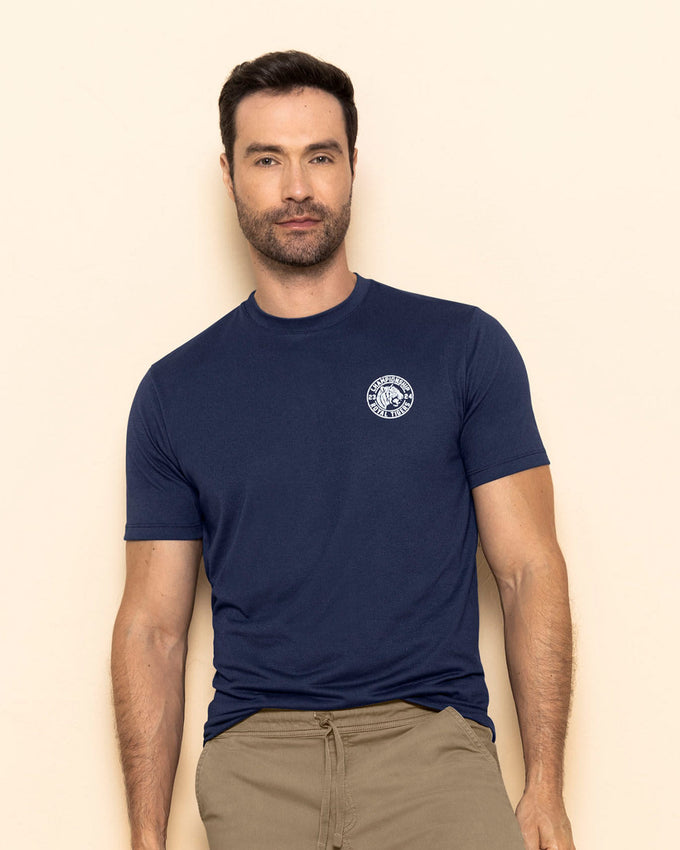Paquete x 2 camisetas manga corta estampada y fondo entero#color_986-azul-arena