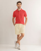 Bermuda para hombre cintura ajustable#color_395-crema