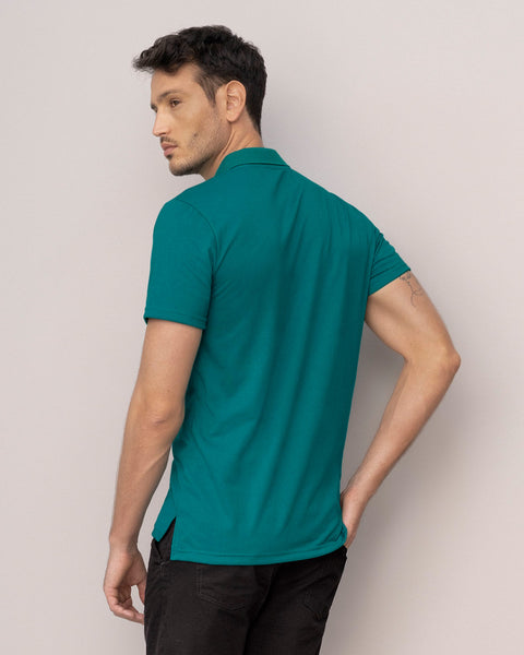 Camiseta tipo polo en jersey#color_063-verde