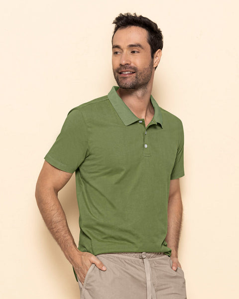 Camiseta tipo polo en jersey#color_068-verde