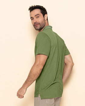 Camiseta tipo polo en jersey#color_068-verde