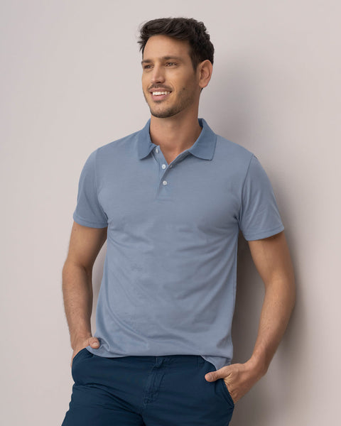 Camiseta tipo polo en jersey#color_196-azul