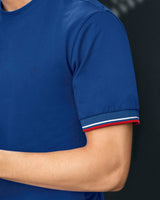 Camiseta cuello redondo manga corta#color_169-azul