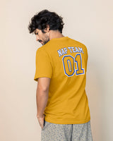 Camiseta básica manga corta y cuello redondo#color_847-amarillo